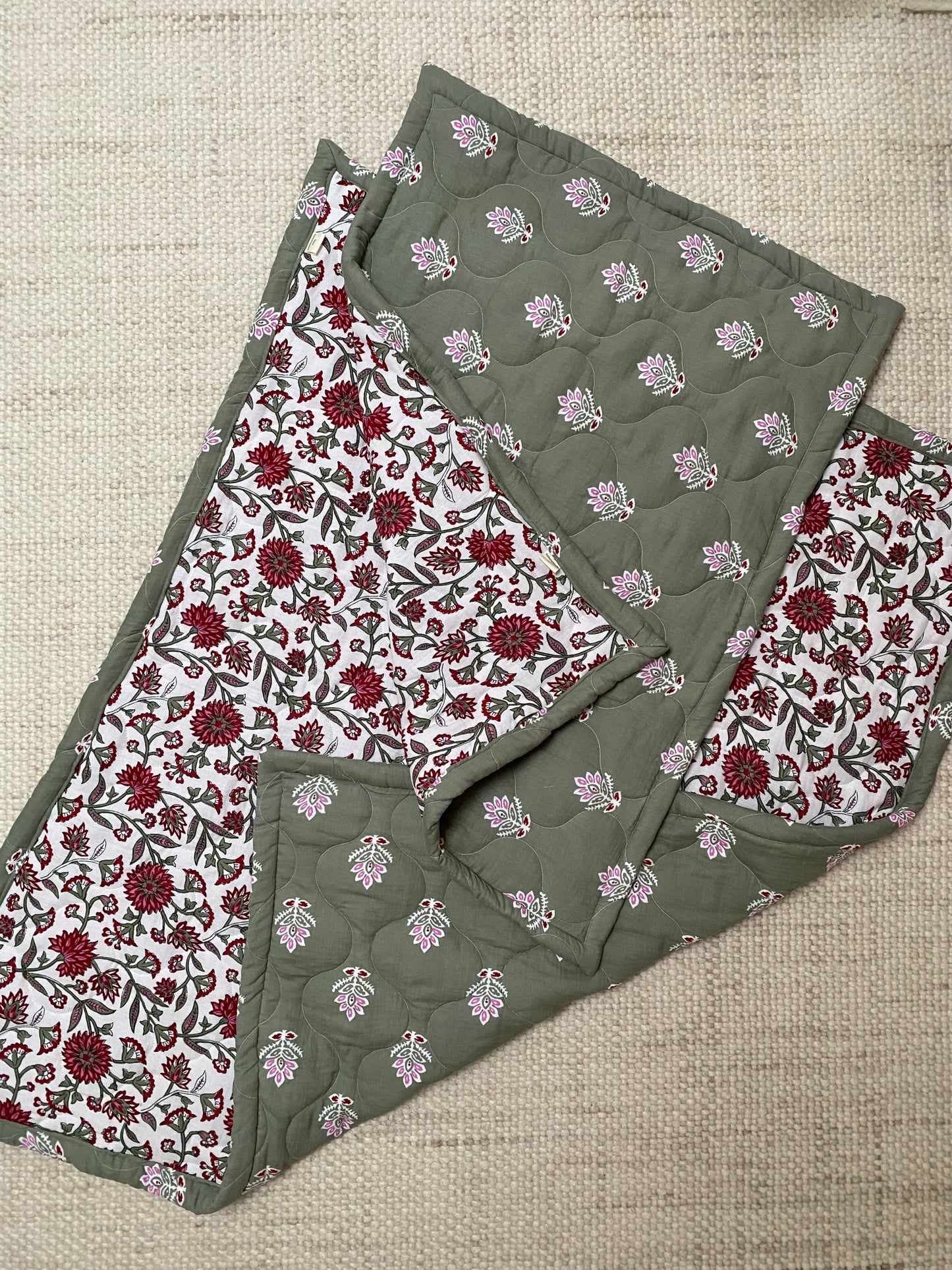 Baumwoll Wendedecke Spring