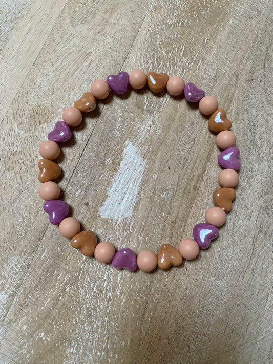 Peach Hearts Schmuckkette