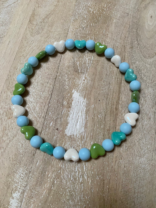 Blue Hearts Schmuckkette