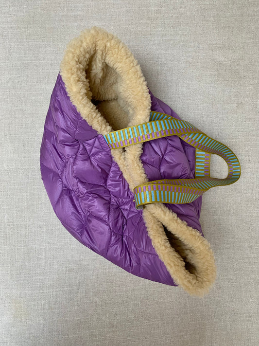 Teddy Dog Bag - Lila