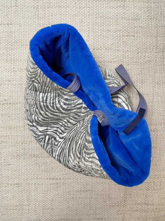 Kunstfell Dog Bag - Reisebettchen - SAFARI