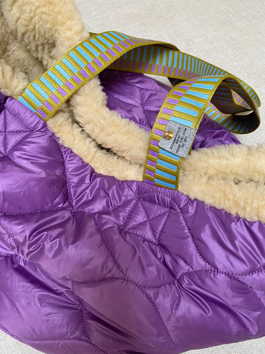 Teddy Dog Bag - Lila