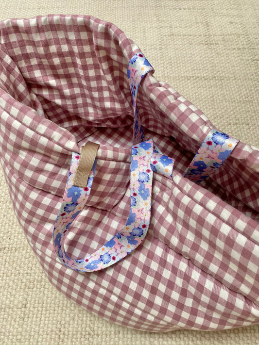 Karo Dog Bag Vintage Rosa