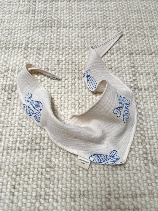 Musselin Bandana Fische