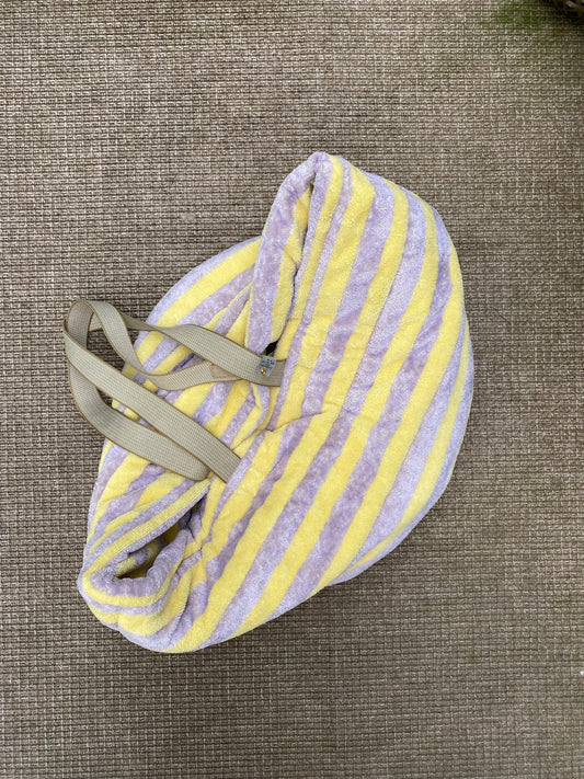 Frottee Dog Bag Flieder