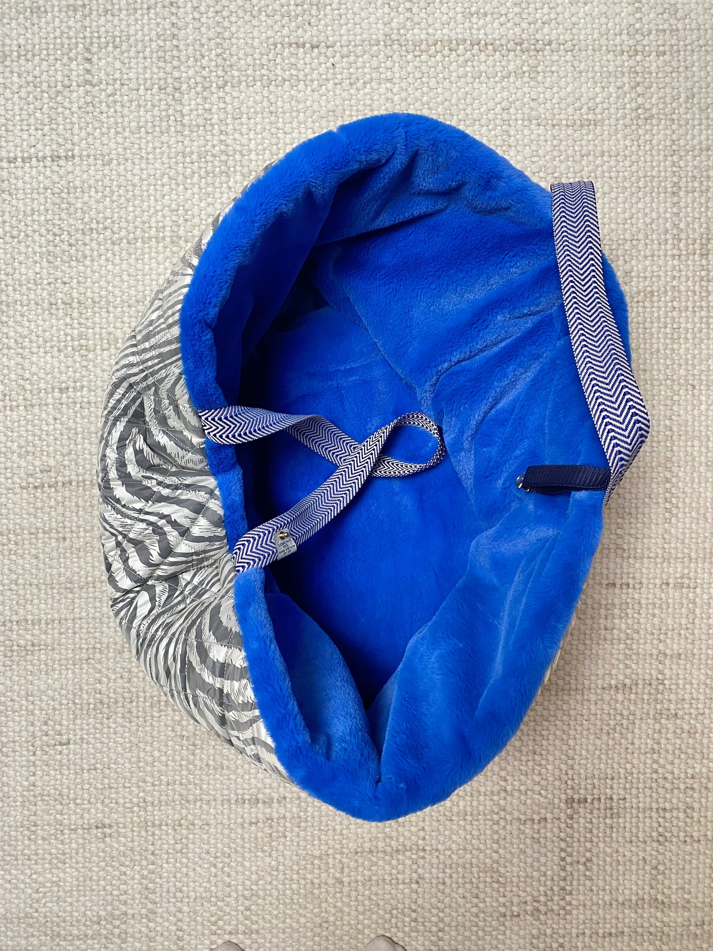 Kunstfell Dog Bag - Reisebettchen - SAFARI