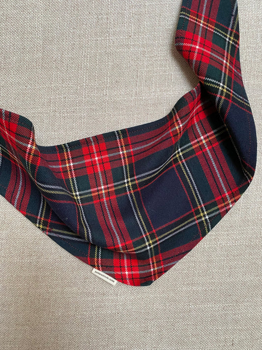 Karo Bandana Dunkelblau