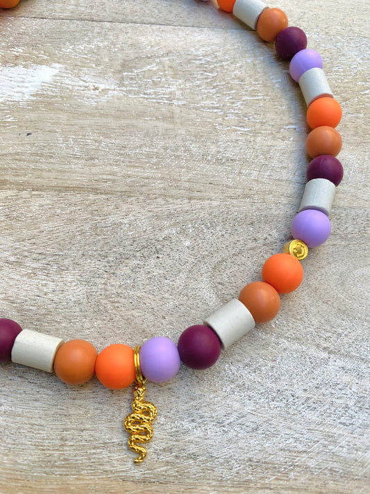 EM - Keramik Lila Orange