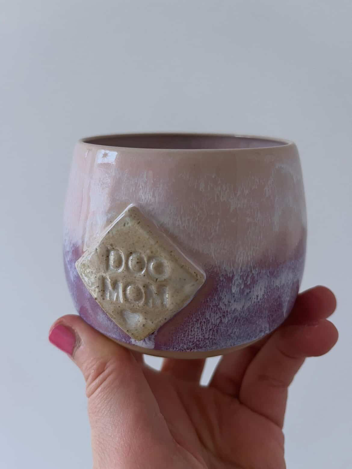 DOG MOM Becher Raute