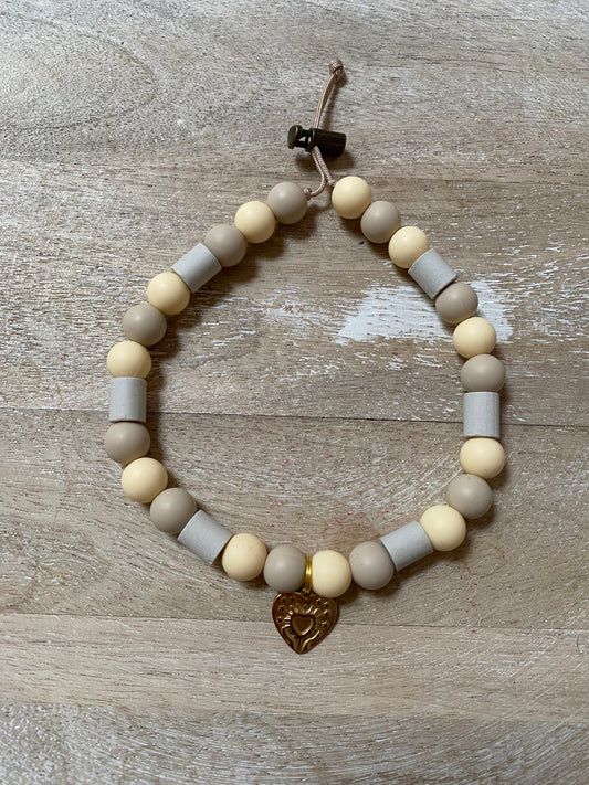 EM Keramik Kette - Spring Gelb