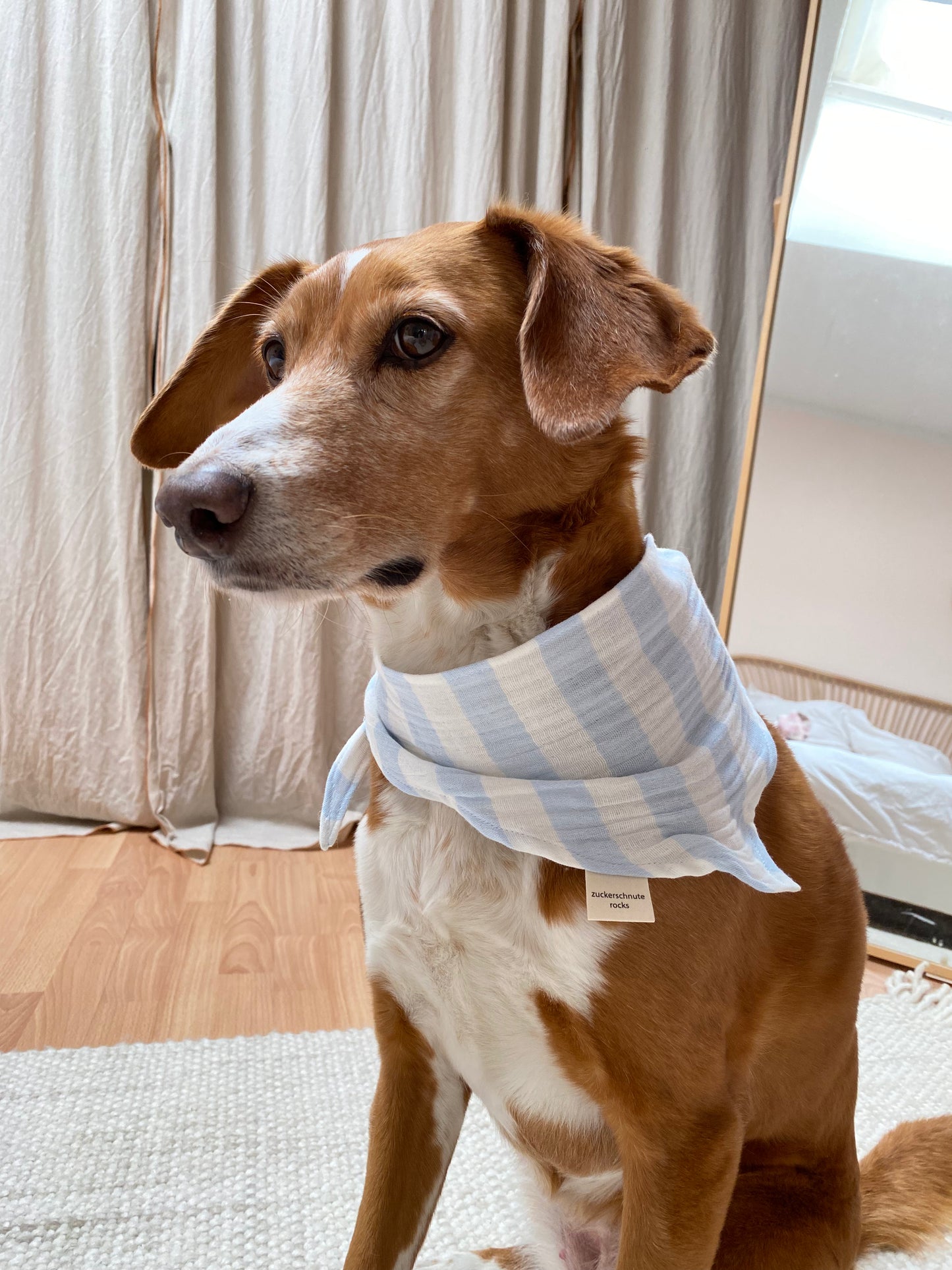Musselin Bandana Streifen breit