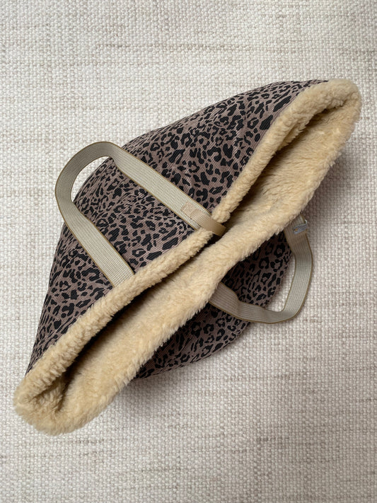 Leo Cord Teddy Dog Bag