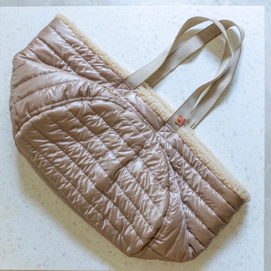 Teddy Dog Bag - Reisebettchen - Beige