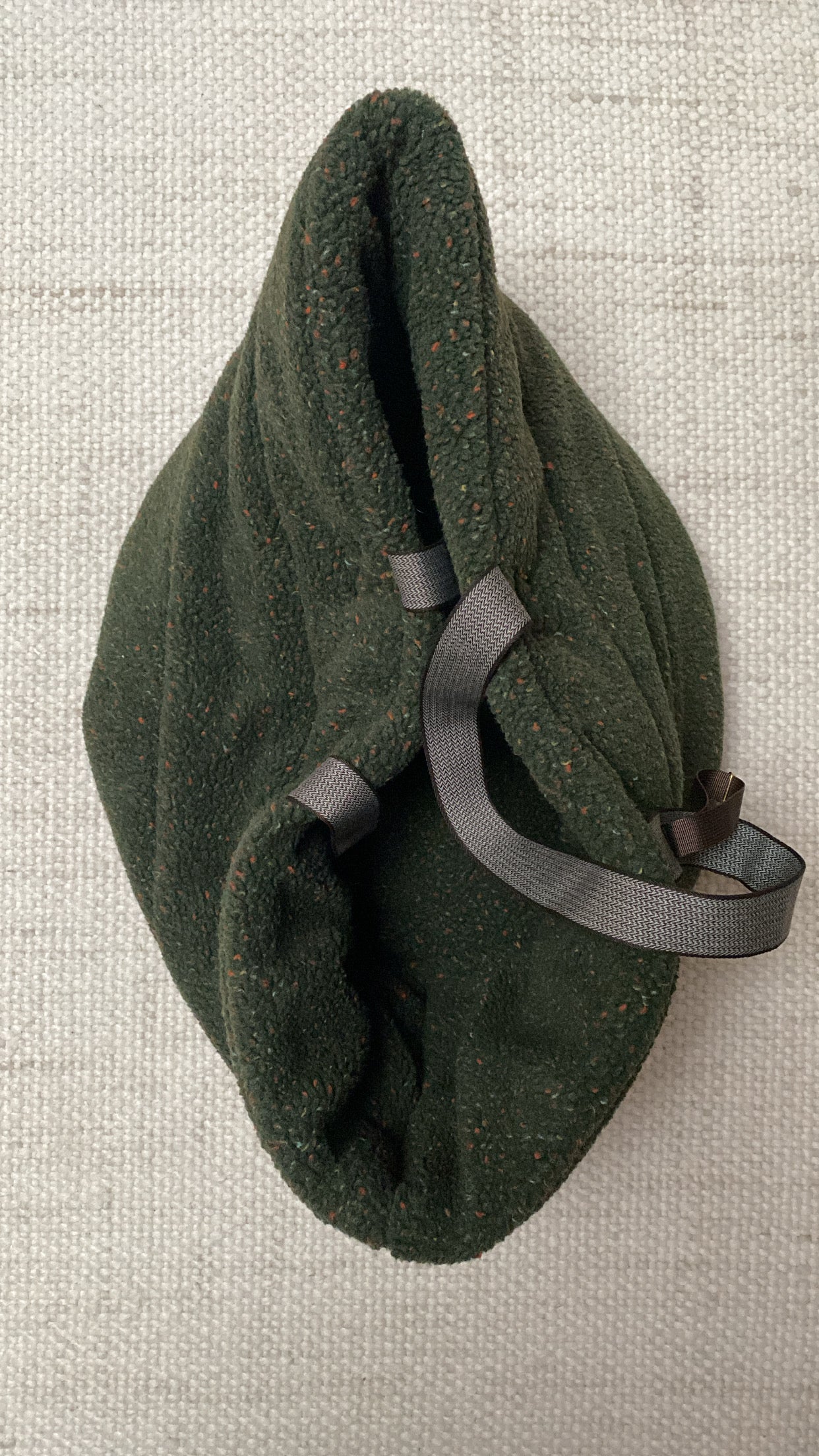 Teddy Dog Bag Khaki Sprenkel
