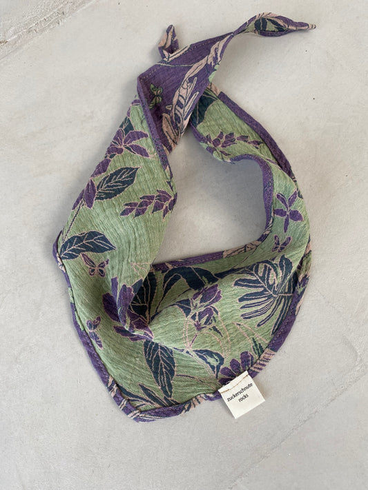 Musselin Bandana Blumen groß