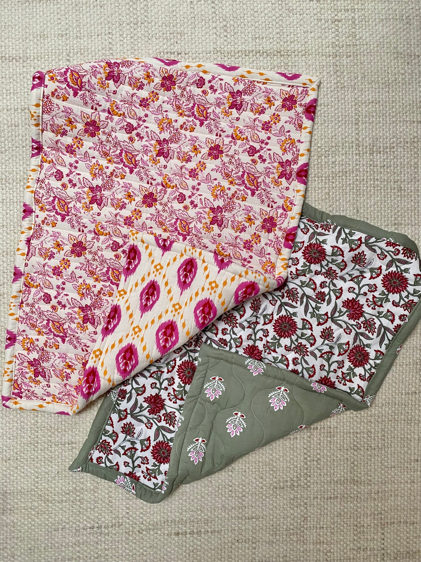 Baumwoll Wendedecke Spring