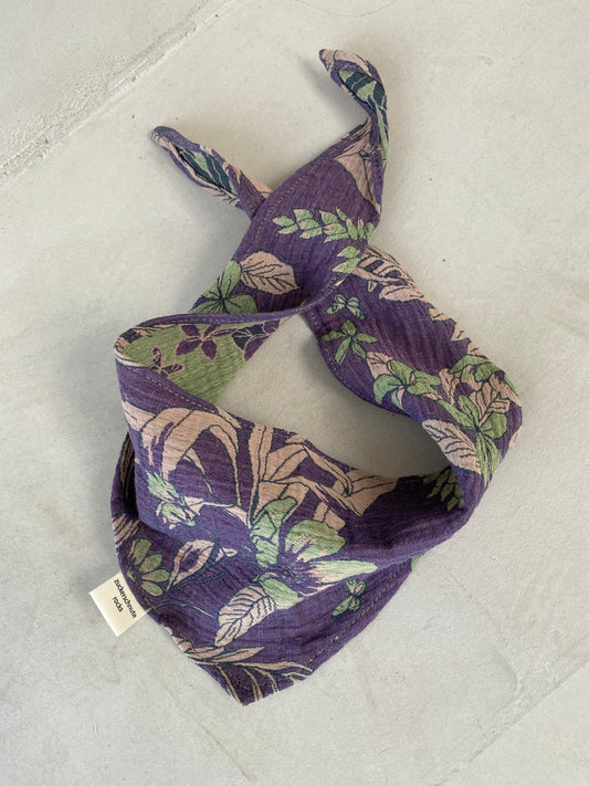 Musselin Bandana Blumen groß