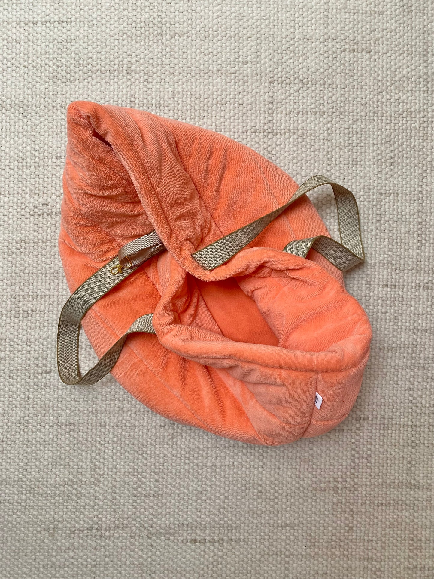 Frottee Dog Bag Peach