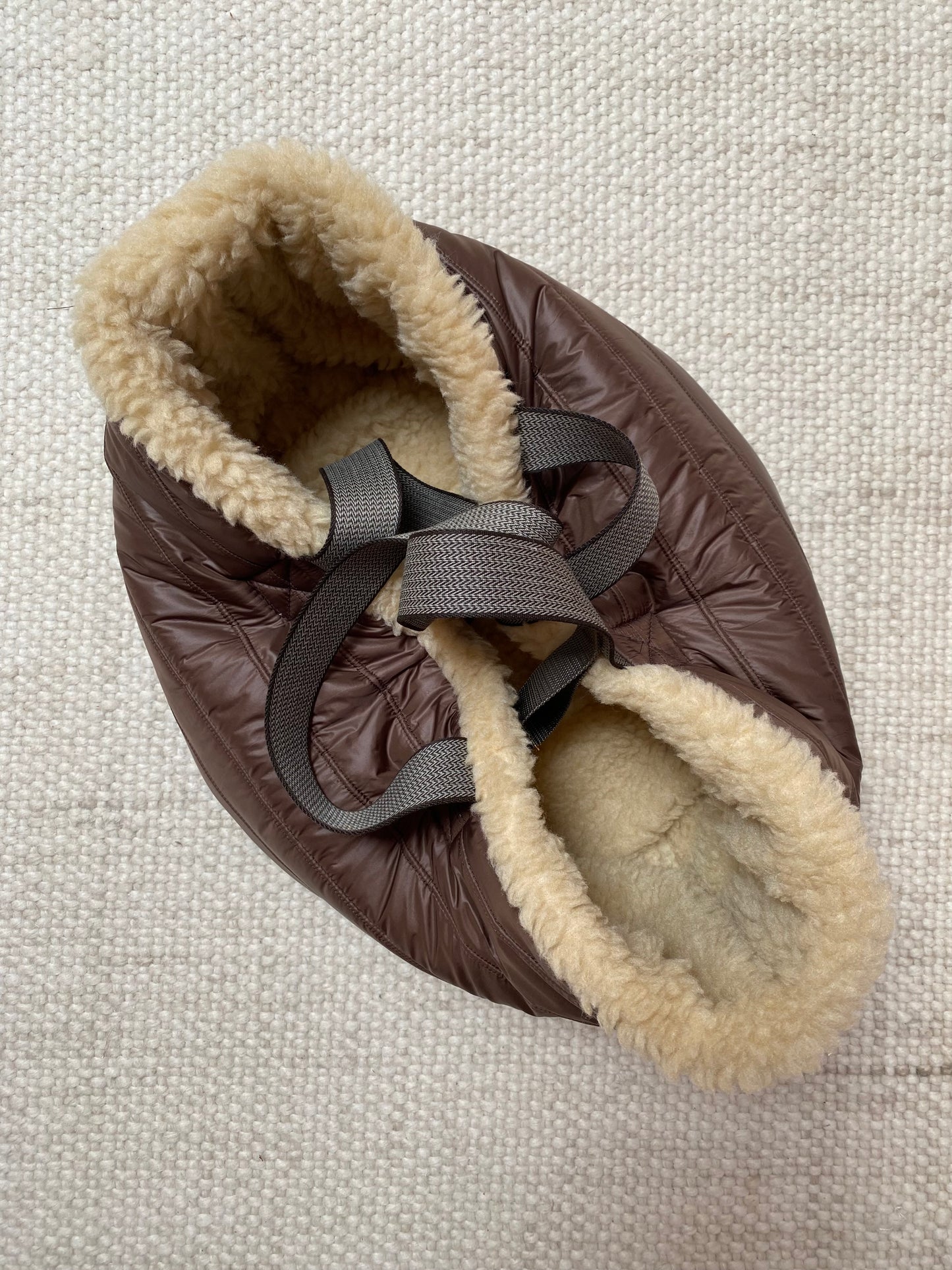 Teddy Dog Bag - Reisebettchen - Walnuss Braun