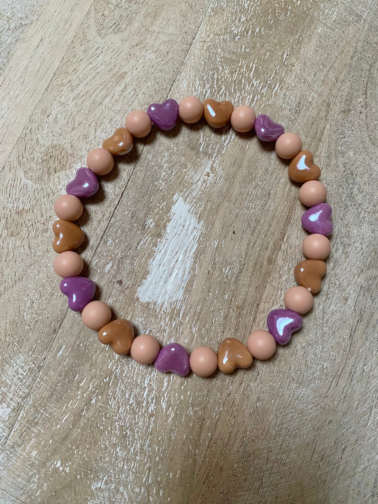 Peach Hearts Schmuckkette