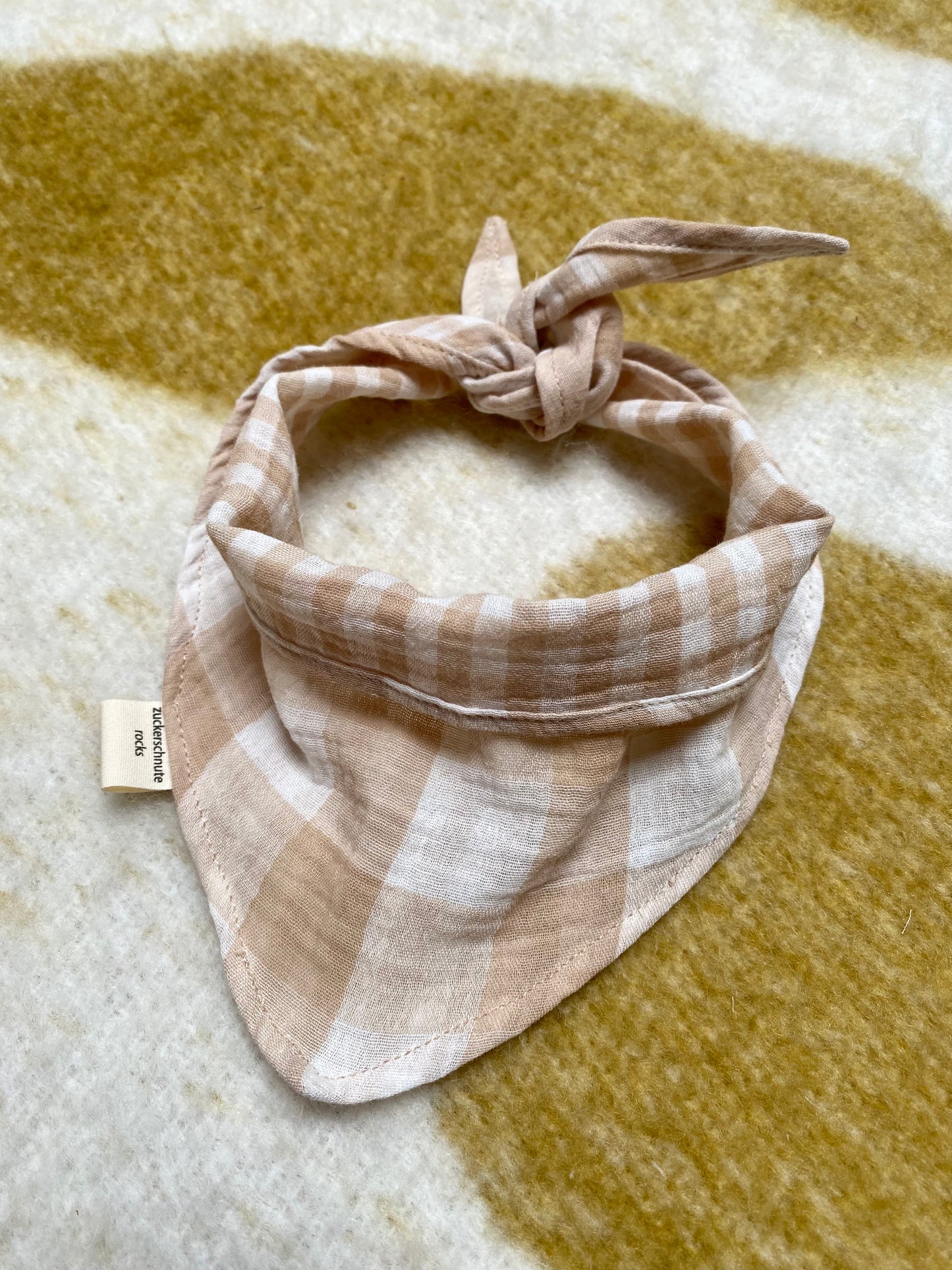 Karo Musselin Bandana Beige