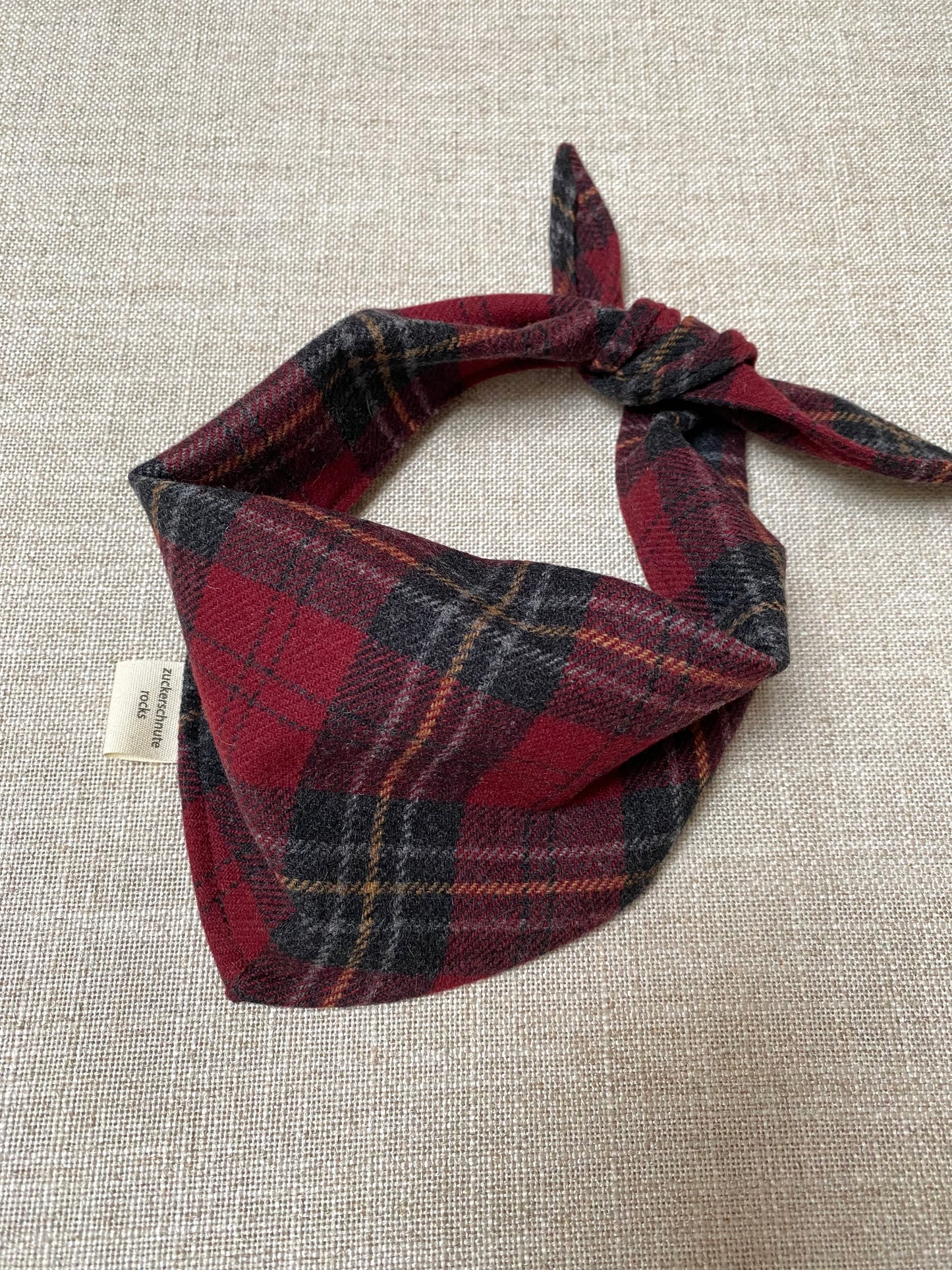 Wollmix Bandana Weinrot