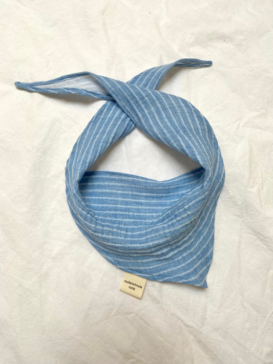 Musselin Bandana Streifen klein