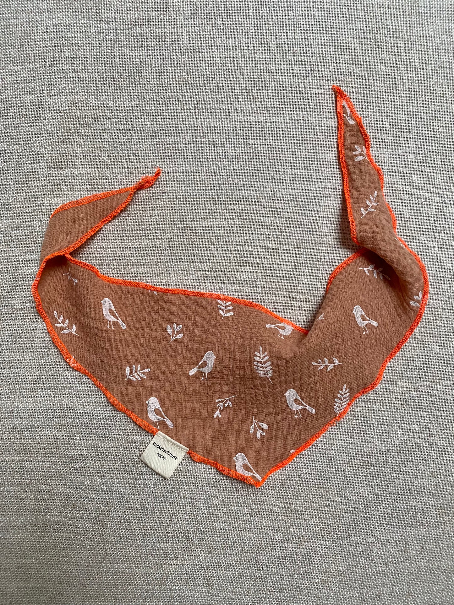 Musselin Bandana Vogel