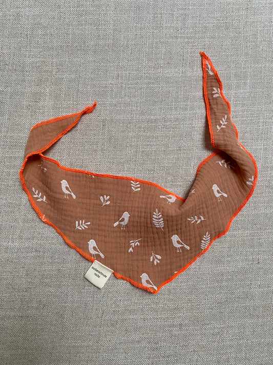 Musselin Bandana Vogel