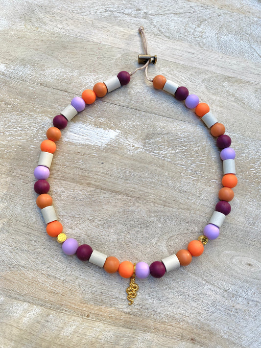 EM - Keramik Lila Orange