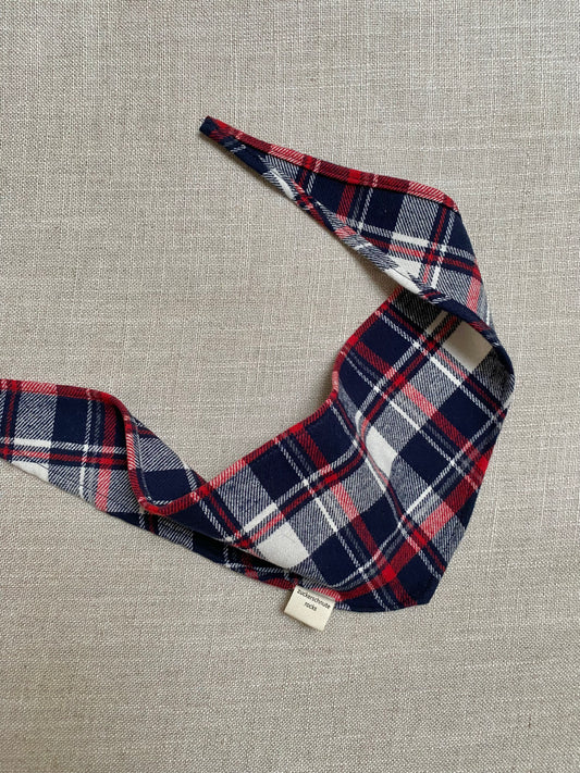 Flanell Bandana Blau