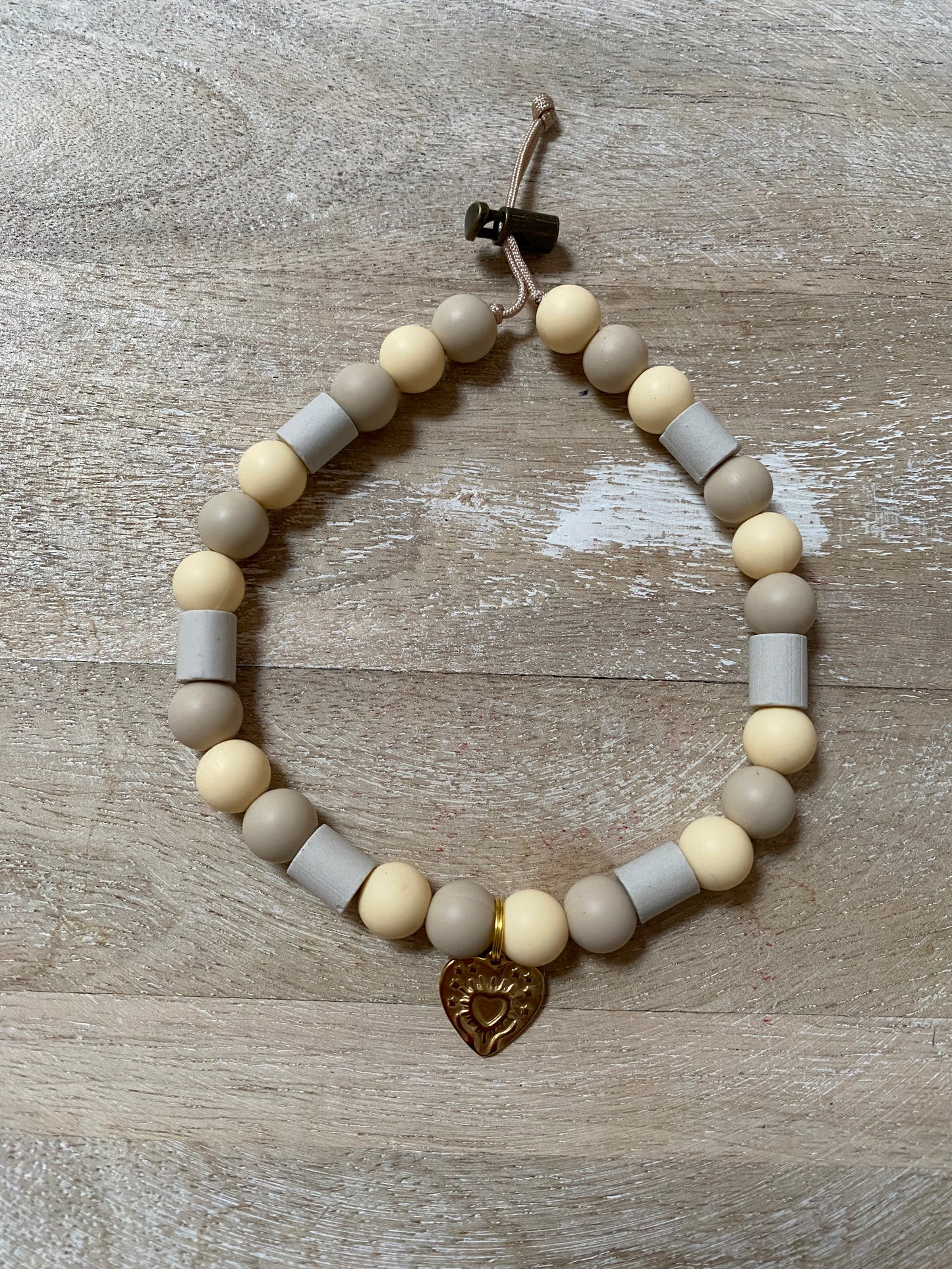 EM Keramik Kette - Spring Gelb